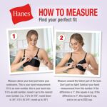 Hanes Women's Wireless T-Shirt Bra, Comfy Support Lightweight Lounge Bra, Convertible Straps - Image 6