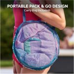 SwimWays Baby Spring Float, Baby Pool Float with Canopy, Swim Training PFD, Swimming Pool Accessories for Babies and Toddlers 9-24 Months, Mermaid - Image 5