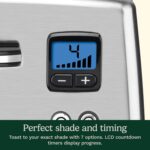 Cuisinart 4 Slice Countdown Motorized Toaster, Compact Design with Extra-Wide Slots for Toasting, Defrost & Reheat Functions, CPT-435P1, Stainless Steel - Image 5