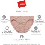 Hanes Women's Underwear Pack, 10-Pack, Full-Coverage Cotton Blend Panties, Moisture-Wicking Underwear for Women - Image 5