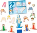 Melissa & Doug Magnetic Human Body Anatomy Play Set with 24 Magnetic Pieces and Storage Tray - Image 4