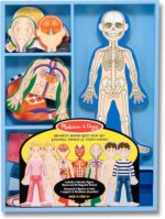 Melissa & Doug Magnetic Human Body Anatomy Play Set with 24 Magnetic Pieces and Storage Tray - Image 6