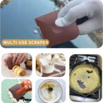Cast Iron Cleaner Scrubber with Pan Scraper, Patented Chain Mail Scrubber Cast Iron Cleaning Kit, Metal Chainmail Scrubbing Sponge Scrub Brush to Clean Pan, Skillet, Grill, Dutch Oven, Wok - Image 4
