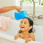 Munchkin® Bath Essentials Set with Bonus Wind-Up Swimming Penguin, 3 Piece, Grey - Image 3