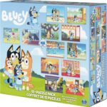 Spin Master Games, Bluey Puzzles 12-Pack, Jigsaw Puzzles for Preschoolers, Ages 4 & Up - Image 4