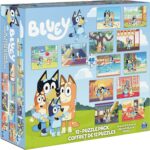 Spin Master Games, Bluey Puzzles 12-Pack, Jigsaw Puzzles for Preschoolers, Ages 4 & Up - Image 6