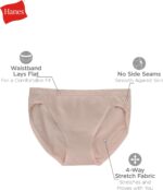 Hanes Women's Seamless Underwear Pack, Comfort Flex Fit Bikini Boyshort or Thong Panties, 6-Pack - Image 4