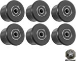 6-Pack Rolling Seat Trolley Wheels, Sliding Bracket Rollers for Bowflex Sport - Compatible with Blaze, PR1000, Ultimate 2, Classic, Elite, Motivator 2, Conquest, Schwinn Comp, and Revolution - Image 3