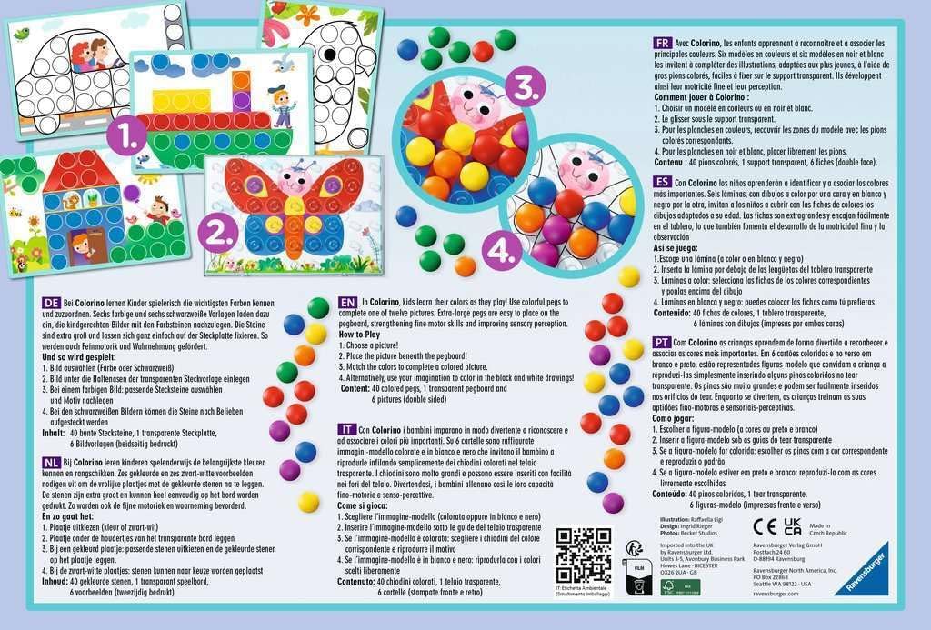 Ravensburger Colorino - Engaging Color Recognition Game for Kids | Enhances Creativity | Promotes Fine Motor Skills | Trusted Quality, Mind-Stimulating Activity for Ages 2 and Up - Image 3