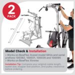 LAT Pulldown Cable 41 Inch Pair, Replacement LAT Attachment Cables for Bowflex Xtreme Xceed Power Pro XTL, Coated Steel Gym Cable with Eyelets & Stopper Balls for Home Gym Strength Training - Image 3