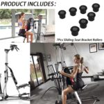 7Pcs Sliding Seat Bracket Rollers Compatible with Home Gym Rolling Seats for Bowflex Series Models(for Blaze, Classic, Elite, Motivator2, Pr1000, Sport, Conquest, Ultimate2, Schwinn Comp, Revolution) - Image 6