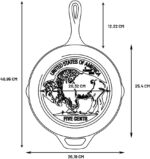 Lodge Cast Iron Buffalo Nickel Skillet, 10.25 Inch - Image 3