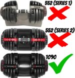 SelectTech 1090 Dumbbell Replacement Disc, Compatible with Bowflex Model 1090 - Image 3