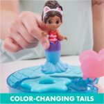 Gabby's Dollhouse, Purr-ific Pool Playset with Gabby and Mercat Figures, Color-Changing Mermaid Tails and Pool Accessories Kids Toys for Ages 3 and Up - Image 4