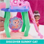 Gabby's Dollhouse, Purr-ific Pool Playset with Gabby and Mercat Figures, Color-Changing Mermaid Tails and Pool Accessories Kids Toys for Ages 3 and Up - Image 6