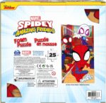 Spin Master Games Spidey & His Amazing Friends Foam Floor Puzzle Kids Game | Features Spidey & Gwen Artwork, Easy-to-Hold Squishy Foam Puzzle, 25 Pieces, Promotes Tactile Learning, 1+ Players, Ages 4+ - Image 4