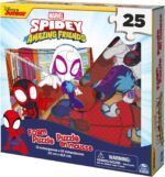Spin Master Games Spidey & His Amazing Friends Foam Floor Puzzle Kids Game | Features Spidey & Gwen Artwork, Easy-to-Hold Squishy Foam Puzzle, 25 Pieces, Promotes Tactile Learning, 1+ Players, Ages 4+ - Image 5