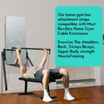 Bench Bar Straps for Bowflex Gym LAT Bar Attachment Replacement Pair - Image 3