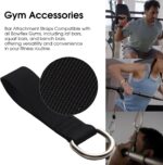 Bench Bar Attachment Straps LAT Bar Squat Bar Pulldown Functional Trainer Bar Attachments Straps for Bowflex Home Gym All Models Replacement Parts (Pair) - Image 3