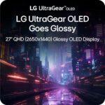 LG 27GX704A-B 27-inch Ultragear QHD (2650x1440) OLED Gaming Monitor 240Hz, 0.03ms, NVIDIA G-Sync Compatible, AMD FreeSync Premium Pro, VESA Display HDR TrueBlack400, HDMI 2.1, DisplayPort, Black - Image 3