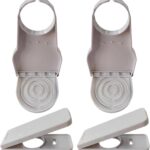 2Sets of Tide Compatible Iaundry Detergent Dispenser Cup Holders Iaundry Detergent Cup Holders with Drainage Pipes Drip Collectors Drip Catcher Organizer Clip Tight on Laundry Bottle Spouts