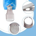 2Sets of Tide Compatible Iaundry Detergent Dispenser Cup Holders Iaundry Detergent Cup Holders with Drainage Pipes Drip Collectors Drip Catcher Organizer Clip Tight on Laundry Bottle Spouts - Image 2