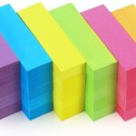 30 Pads 0.6x2 Inch Sticky Notes Flags Tabs Page Markers 6 Bright Color Sticky Index Tabs Page Flags 80 Sheet/Pad