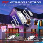 36V 3A Waterproof Power Adapter Cable for Govee Permanent Outdoor Light Strips. Compatible with Govee H706A, H706B, and H706C Permanent Outdoor Light Strips.not Compatible with Three-pin connectors. - Image 2