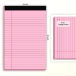 5pcs Small Note Pads 5x8 Notebook College Ruled Legal Pads Color Notepads 5 Pack Study Back Writing Pads 5 x 8 Perforated Narrow Ruled Pads of Paper for School & Office Supplies 30 Sheets/Pack - Image 2