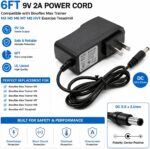 6FT 9V 2A Power Cord Compatible with Bowflex Max Trainer M3 M5 M6 M7 M8 HVT Exercise Treadmill Charging Cable - Image 2