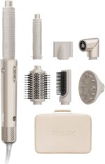 7MAGIC 7-in-1 Hot Air Styler, Hair Styler Dryer Brush with Auto-Wrap Curlers, High-Speed Hair Dryer for Fast Drying, Volumizing & Straightening, Travel Case Included, Champagne Gold