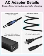 AC/DC Adapter Compatible with Bowflex Max Trainer M9 Max Trainer - 100944 9 High Intensity Total-Body Cardio Eliptical Home Gym & Training MaxTrainer Machine Power Supply Cord Battery Charger PSU - Image 2
