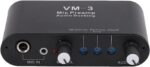 ASHATA Microphone Preamp, Microphone Preamplifier Mic Preamp with Ducking Mic Gain Booster, XLR 6.35mm 3.5mm Input, for Broadcast Conference KTV
