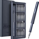 AXTH 25-in-1 Small Precision Screwdriver Set, Professional Magnetic Mini Repair Tool Kit for Phone, Computer, Watch, Laptop, Macbook, Ring Doorbell, Eyeglass, Electronic, [Bearing Steel] Screw Driver