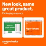 Amazon Basics 2-Ply Flex-Sheets Paper Towels, 12 Basics Rolls = 40 Regular Rolls, Everyday Value with 150 Sheets per Roll, Packaging May Vary - Image 2