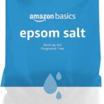 Amazon Basics Epsom Salt Soak, Unscented, Magnesium Sulfate USP, Muscle and Feet Relaxation, Resealable Bag, 3 Pound