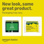Amazon Basics Heavy Duty Dual-Sided Scrub Sponges, Reusable, 4.4 x 2.7 x 0.8 in, Yellow/Green, 6-Pack - Image 2