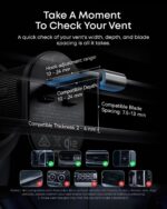 Anker Prime MagSafe Car Mount Charger, Qi2 25W Certified Wireless Car Charger with AirCool, Strong Magnets, Air Vent Mount for iPhone 17-12 Series - Image 2