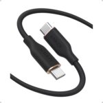 Anker USB C Cable, Type C Fast Charging Flow Cord for iPhone 1716/15 Series, MacBook Pro 2020, and More (USB 2.0,240W, 1 Pack, Black, 6FT)