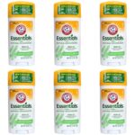 Arm & Hammer Essentials Natural Deodorant, Fresh, 2.5 Oz (Pack of 6)
