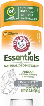Arm & Hammer Essentials Solid Deodorant, Unscented,2.5 oz, 6 Count - Image 2