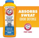 Arm & Hammer Foot Powder for Shoes & Feet, Talc-Free Odor & Moisture Control for Men & Women, 7 oz (3 Pack) - Image 2