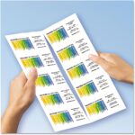 Avery Clean Edge Printable Business Cards, Sure Feed Technology, 2" x 3.5", White, 400 Blank Cards for Laser Printers (5877) - Image 2