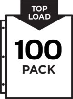Avery Economy Weight Sheet Protectors, Acid Free, 8.5" x 11", 100 per Pack, 100 Clear Document Protectors Total (75091) - Image 2