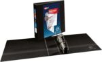 Avery Heavy-Duty View 3 Ring Binder, 3" One Touch Slant Rings, Holds 8.5" x 11" Paper, 1 Black Binder (05600) - Image 2