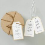 Avery Tags with Metallic Gold Borders and Strings, 2" x 3.5", 40 Total, Laser/Inkjet Printable Tags (3326) - Image 2