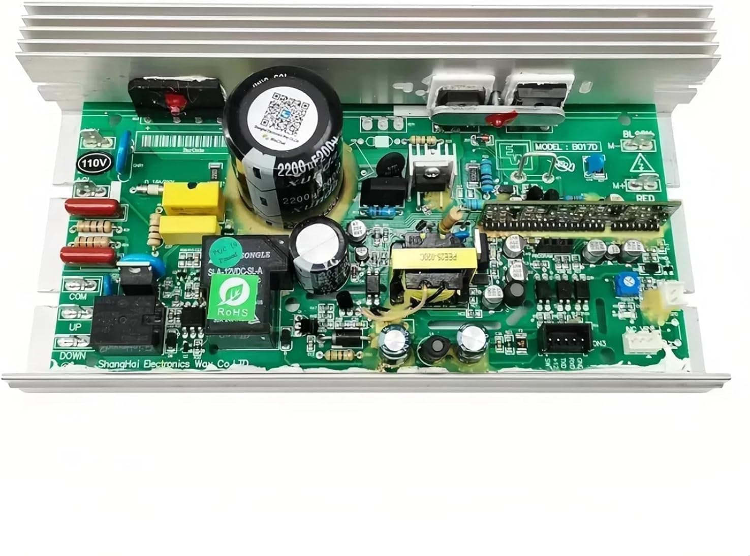B017D-Treadmill-Motor-Controller-A002030239-Mainboard-Power-Supply-Compatible.jpg B017D Treadmill Motor Controller A002030239 Mainboard Power Supply | Compatible with Bowflex Johnson Treadmill, Circuit Board Control - Image 1