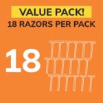 BIC Sensitive 2 Men's Disposable 2-Blade Razors, Sensitive Skin Shave for Dorm and Daily Grooming, 18-Pack - Image 2
