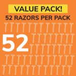 BIC Sensitive Men’s Disposable 1-Blade Razors, Smooth Shave for Dorm and Daily Grooming, 52-Pack - Image 2