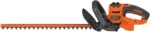 BLACK+DECKER 22" Electric Hedge Trimmer, Lightweight 4.0 Amp Corded Dual Action Shrub Trimmer, Full Wraparound Handle, High Output Low Vibration (BEHT350FF)